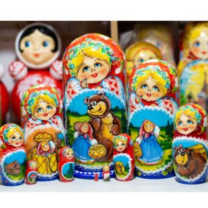 BÚP BÊ 10 LỚP 26CM MISA VÀ GẤU NÂU
