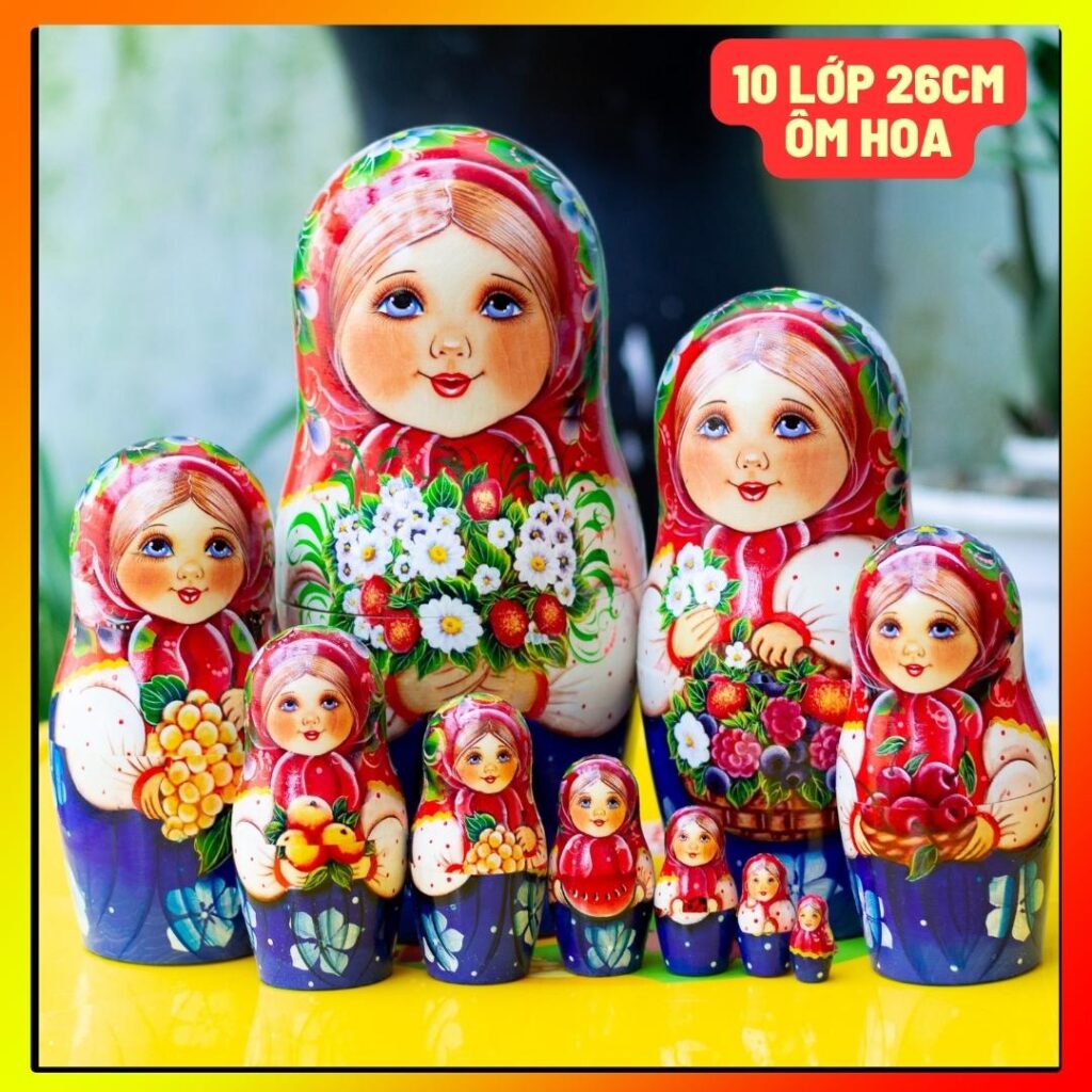 BÚP BÊ NGA 10 LỚP PHỔ THÔNG