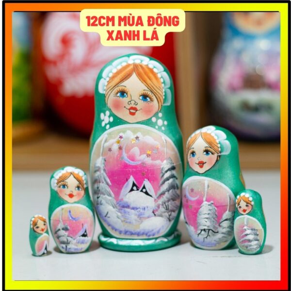 búp bê nga 12cm phong cảnh