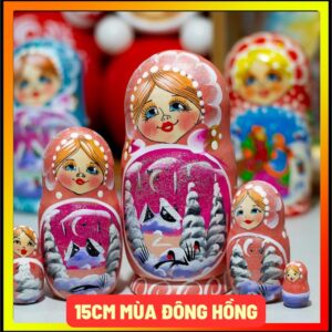 búp bê nga 5 lớp 15cm mùa đông