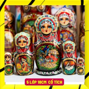 búp bê nga cao cấp 5 lớp 18cm cổ tích