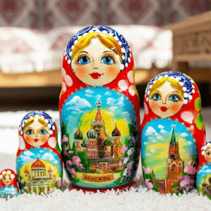 búp bê Nga 5 lớp 15cm Matxcova