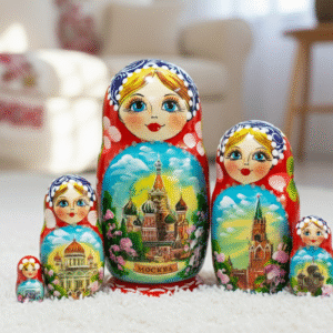 búp bê Nga 5 lớp 15cm Matxcova