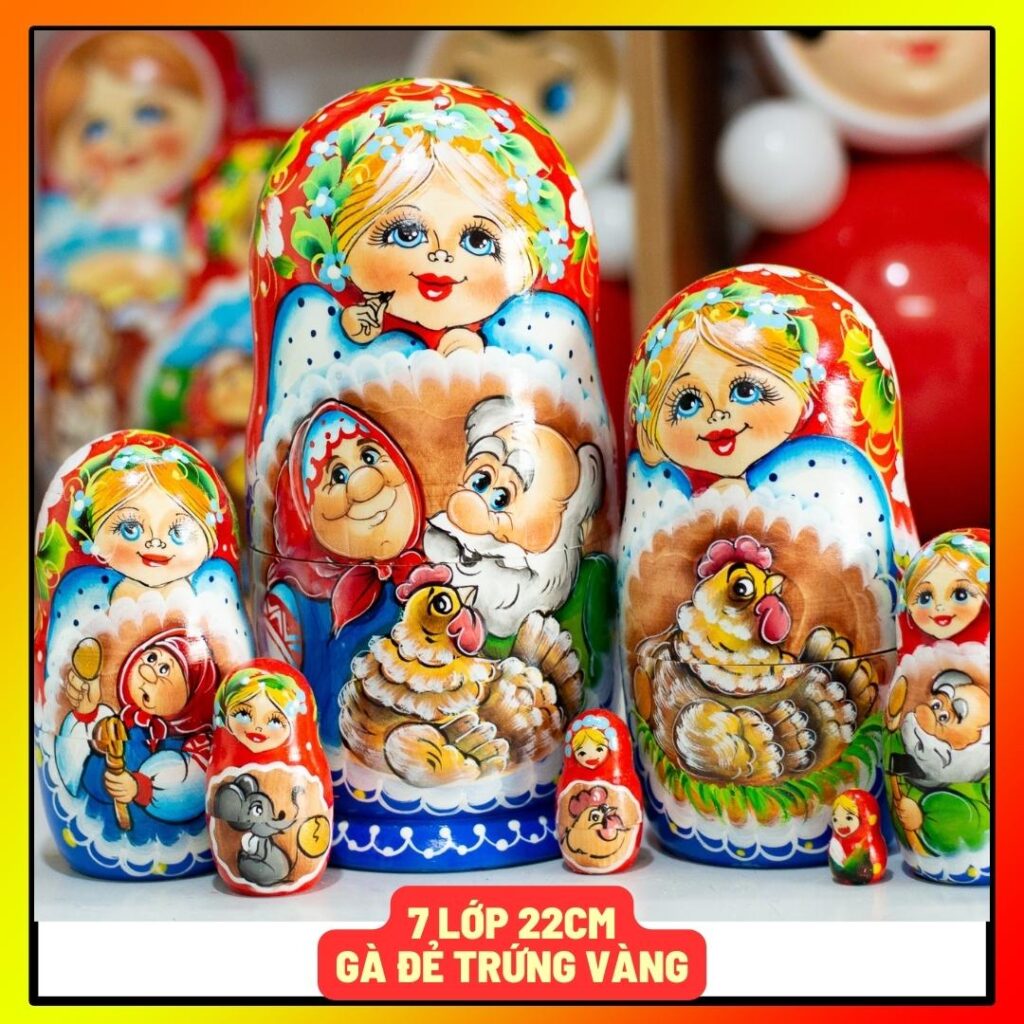 BÚP BÊ NGA 7 LỚP PHỔ THÔNG