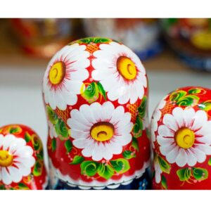 BÚP BÊ NGA 5 LỚP 18CM GÀ ĐẺ TRỨNG VÀNG