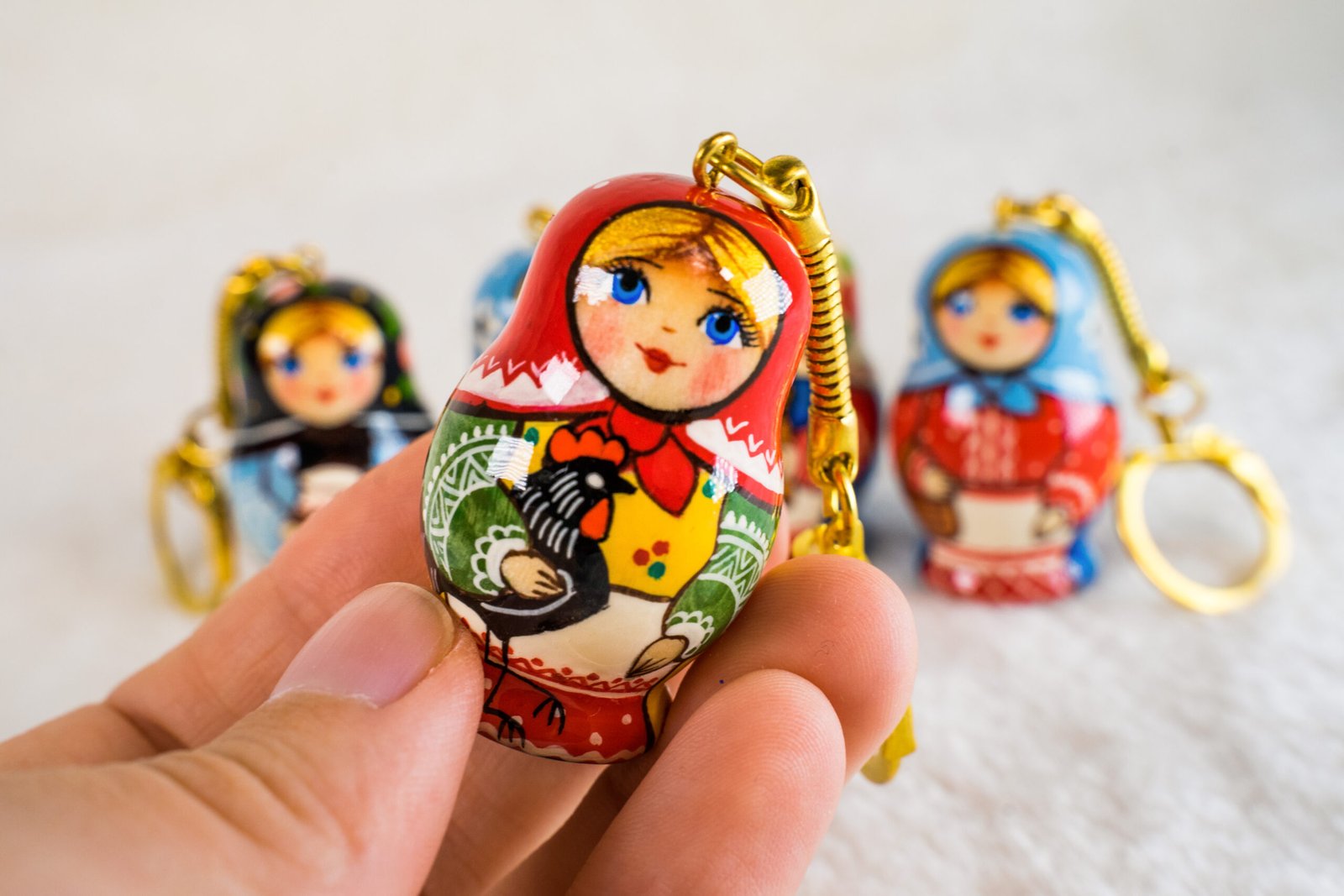 móc khóa búp bê Nga móc khóa búp bê Nga
