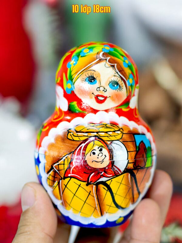 Búp bê Nga 10 LỚP 20CM GẤU MISA
