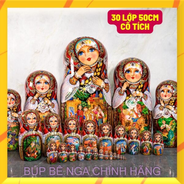 BÚP BÊ NGA CAO CẤP 30 LỚP 45CM