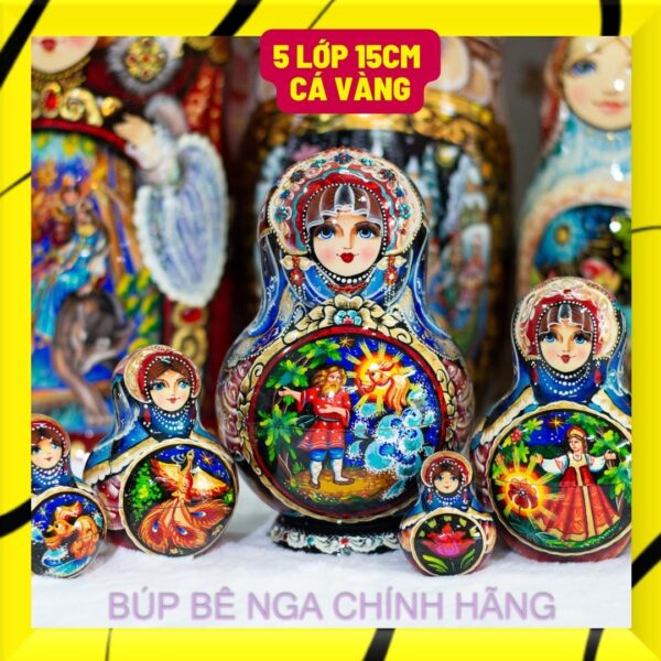 BÚP BÊ NGA CAO CẤP 15 lớp 16cm cổ tích