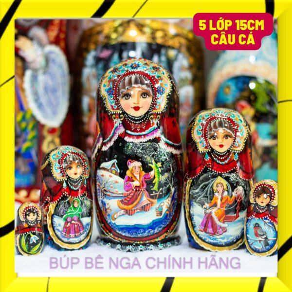 BÚP BÊ NGA CAO CẤP 15 lớp 15cm cổ tích