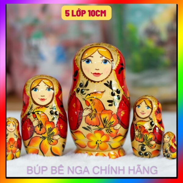 búp bê cao cấp 5 lớp 10cm