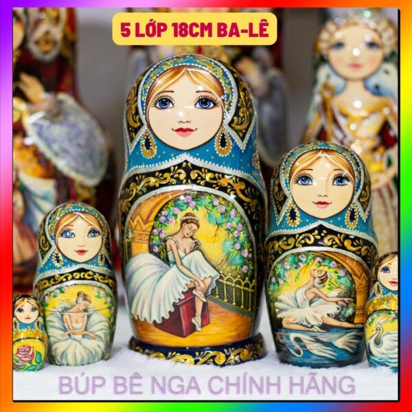 búp bê cao cấp 5 lớp 18cm bale