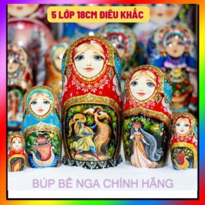 búp bê cao cấp 5 lớp 20cm điêu khắc mùa đông