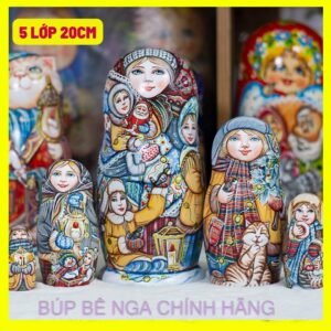 búp bê cao cấp 5 lớp 20cm Cô bé mùa đông