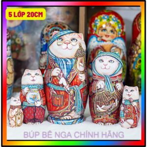 búp bê cao cấp 5 lớp 20cm Cat