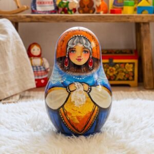 búp bê lật đật Nga cao cấp bằng gỗ