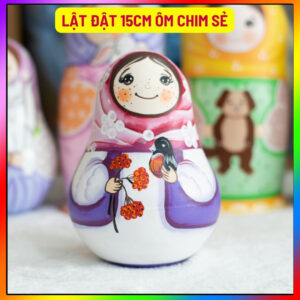 lật đật 15CM ÔM CHIM SẺ