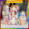 búp bê nga 5 lớp 18cm ôm chim