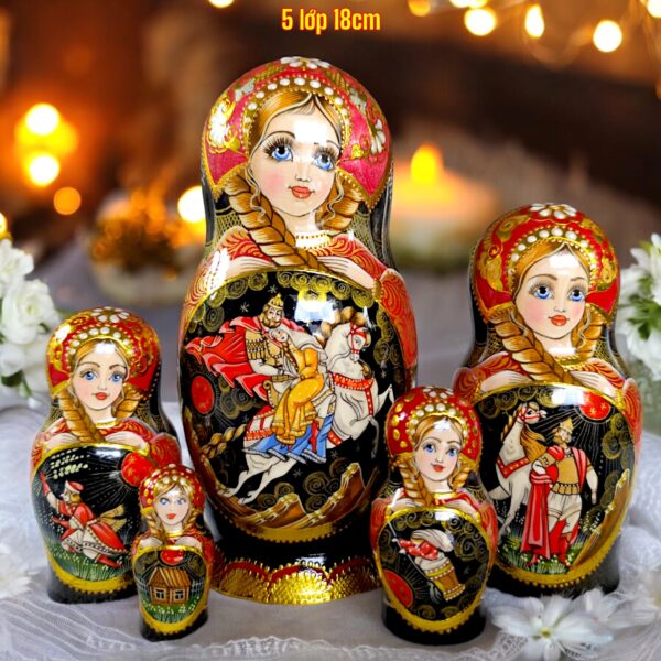 búp bê nga cao cấp 5 lớp 18cm cổ tích ivan