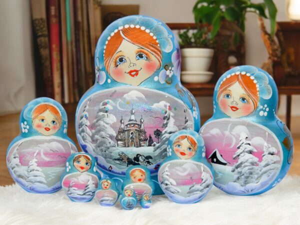 BÚP BÊ NGA 10 lớp 15cm mùa đông
