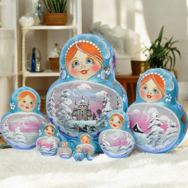 BÚP BÊ NGA 10 lớp 15cm mùa đông