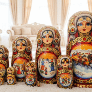 búp bê Nga cao cấp 10 lớp 27cm troika