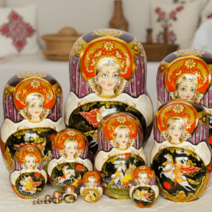 búp bê Nga cao cấp 15 lớp 35cm cổ tích