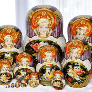 búp bê nga cao cấp 15 lớp 35cm cổ tích