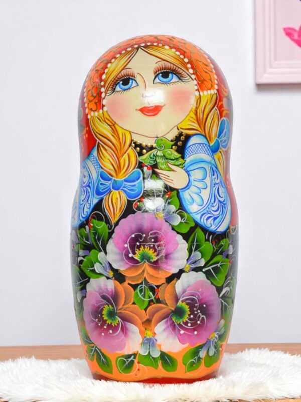 BÚP BÊ NGA 9 LỚP 21CM HOA
