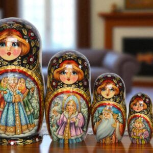 BÚP BÊ nGA 5 LỚP 18CM CỔ TÍCH