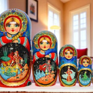 búp bê Nga 5 lớp 18cm hoàng tử ếch