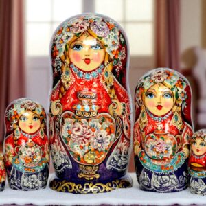 BÚP BÊ NGA 5 LỚP 18CM SAMOVAR