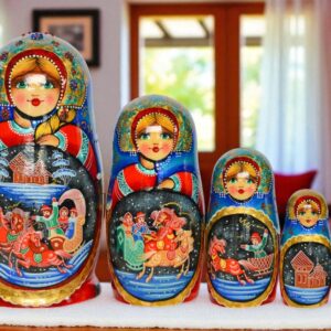 BÚP BÊ NGA 5 lớp 18cm tam mã