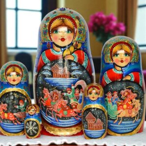 BÚP BÊ NGA 5 lớp 18cm tam mã