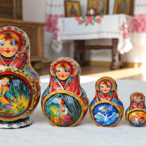 BÚP BÊ NGA 5 LỚP 15CM CỔ TÍCH CÔNG CHÚA ẾCH