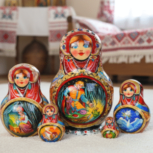 BÚP BÊ NGA 5 LỚP 15CM CỔ TÍCH CÔNG CHÚA ẾCH