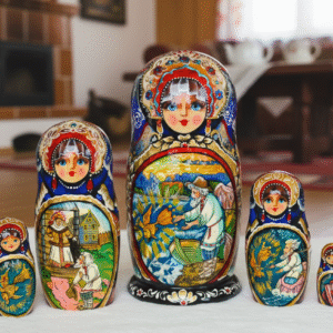 BÚP BÊ NGA 5 lớp 15cm cá vàng