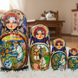 BÚP BÊ NGA 5 lớp 15cm cá vàng