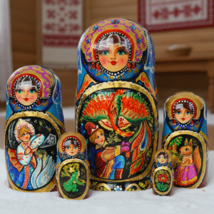 búp bê Nga 5 lớp 15cm cổ tích