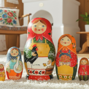 búp bê nga 5 lớp 18cm cổ điển