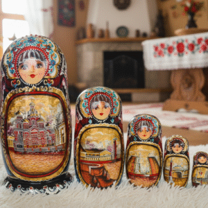 búp bê Nga 5 lớp 15cm Saint Petersburg