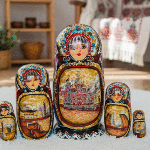 búp bê Nga 5 lớp 15cm Saint Petersburg