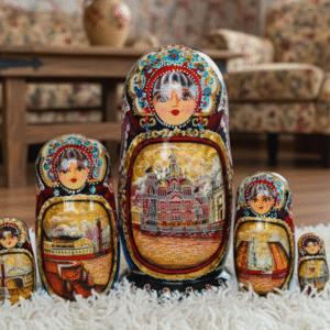 búp bê Nga 5 lớp 15cm Saint Petersburg