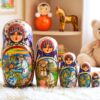 búp bê Nga 5 lớp 15cm cổ tích