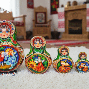 Búp bê Nga 5 lớp 15cm cổ tích