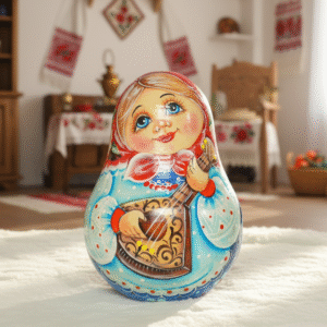 LẬT ĐẬT NGA 15CM ÔM ĐÀN BALALAIKA