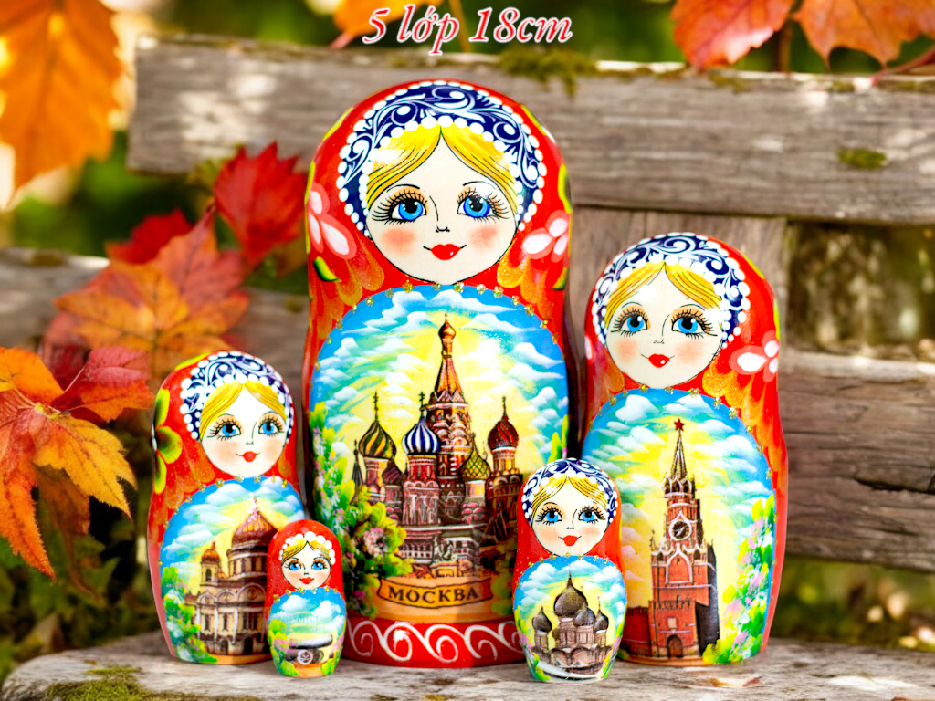 BÚP BÊ NGA 5 LỚP PHỔ THÔNG