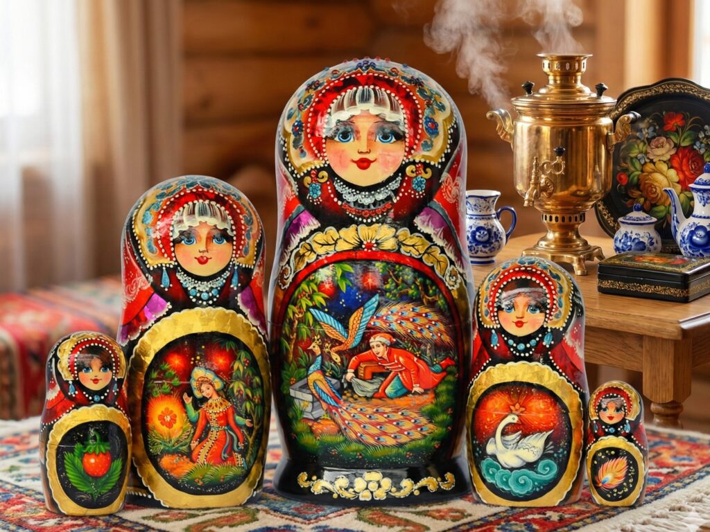 BÚP BÊ NGA 5 LỚP CAO CẤP