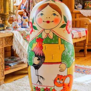 búp bê Nga 7 lớp 18cm cổ điển