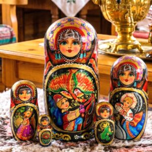 búp bê Nga 5 lớp 15cm firebird